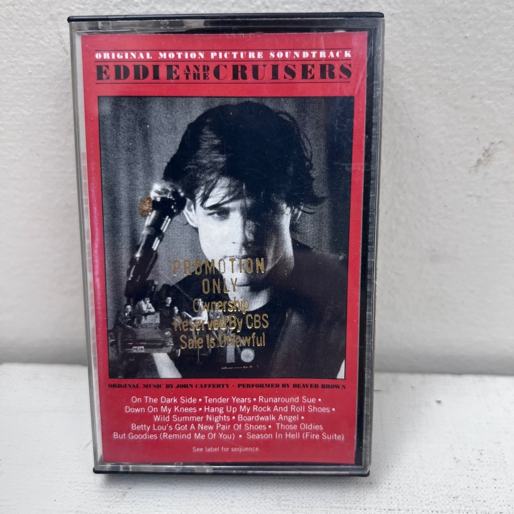 Eddie and the Cruisers Original Movie Soundtrack Cassette‎ Tape FZT38929 Promo